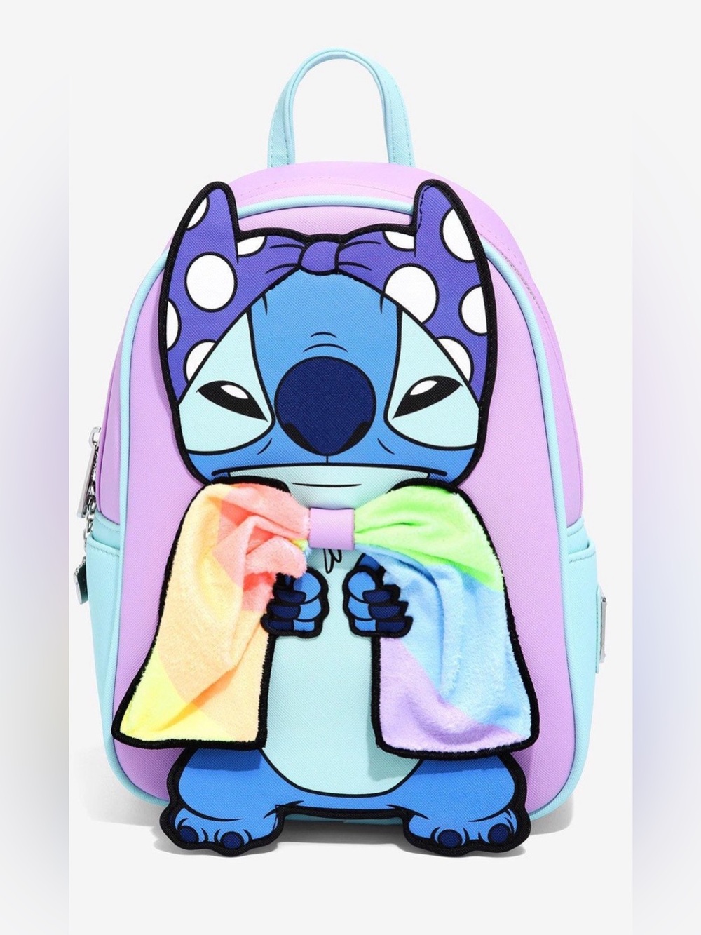 Loungefly Disney LILO and Stitch super stitch rainbow cape mini backpack